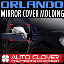 Молдинг зеркал C403 (ХРОМ) - Chevrolet Orlando (AUTO CLOVER)
