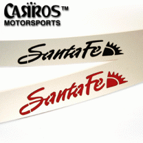 Накладка на задний бампер (АЛЮМИНИЙ) - Hyundai Santa Fe CM (CARROS)