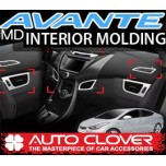 [AUTO CLOVER] Hyundai Avante MD - Interior Chrome Molding Kit (C360)