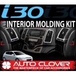 [AUTO CLOVER] Hyundai i30 - Interior Chrome Molding Kit (C369)