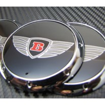 [7X] Bentley Logo Wheel Cap Set (60mm)