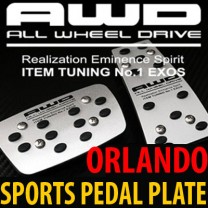 [EXOS] Chevrolet Orlando - AWD Sports Pedal Plate Set 3PCS