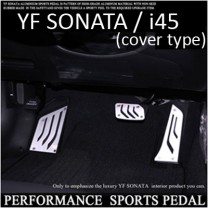 Накладки на педали PERFORMANCE SPORTS (алюминий) - Hyundai YF Sonata (GREENTECH)