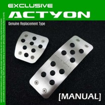 [DXSOAUTO] SsangYong Actyon (M/T) - Premium Sports Pedal Plate Set