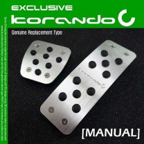 [DXSOAUTO] SsangYong Korando C (M/T) - Premium Sports Pedal Plate Set
