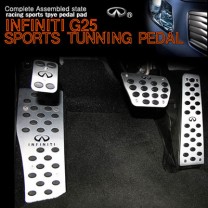 [GREENTECH] INFINITI G25 - Aluminum Sports Pedal Set (A/T)