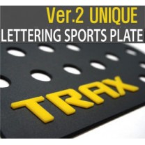 [DXSOAUTO] Chevrolet Trax- Lettering Sports Plate Ver.2 Unique (A Pillar)