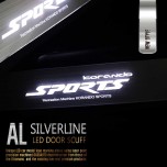 [DXSOAUTO] SsangYong Korando Sports​ - AL Silverline LED Door Sill Scuff Plates Set