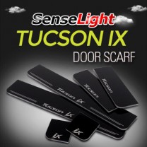 [SENSE LIGHT] Hyundai Tucson ix - LED Fashion Door Sill Scuff Plates Set 