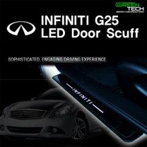 Накладки на пороги LED - Infiniti G25 (GREENTECH)