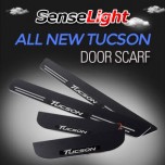 [SENSE LIGHT] Hyundai All New Tucson - LED Moving Shift Door Sill Scuff Plates Set