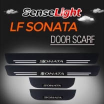 [SENSE LIGHT] Hyundai LF Sonata - LED Moving Shift Door Sill Scuff Plates Set
