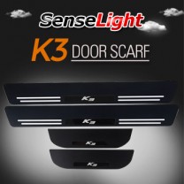 Накладки на пороги LED Moving - KIA K3 (SENSE LIGHT)