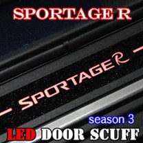 [NOBLE STYLE] KIA Sportage R - LED Door Sill Scuff Plates Set (Season 3)