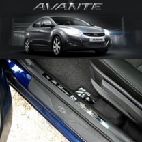 [ARTX] Hyundai Avante MD - Luxury Generation Door Sill Scuff Plates Set