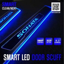 [DXSOAUTO] Hyundai LF Sonata - Smart LED Door Sill Scuff Plates Set