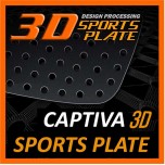 [DXSOAUTO] Chevrolet Captiva - 3D Sports Plate Circle Type Set