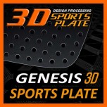 [DXSOAUTO] Hyundai Genesis - 3D Sports Plate Circle Type Set