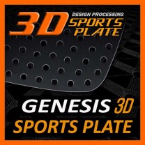 Накладки на задние стекла Sports Plate Circle - Genesis (DXSOAUTO)