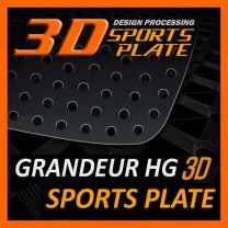 Накладки на задние стекла Sports Plate Circle - Hyundai Grandeur HG (DXSOAUTO)