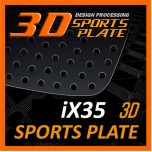 Накладки на задние стекла Sports Plate Circle - Hyundai Tucson iX (DXSOAUTO)