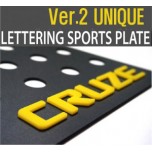 [DXSOAUTO] Chevrolet Cruze - Lettering Sports Plate Ver.2 Unique (C Pillar)
