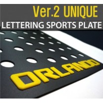 [DXSOAUTO] Chevrolet Orlando - Lettering Sports Plate Ver.2 (C Pillar)