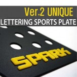 [DXSOAUTO] Chevrolet Spark - Lettering Sports Plate Ver.2 Unique (C Pillar)