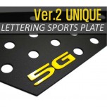 [DXSOAUTO] Hyundai Grandeur HG - Lettering Sports Plate Set Ver.2 (C Pillar)