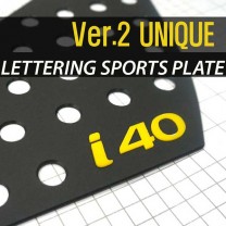 [DXSOAUTO] Hyundai i40 Saloon - Lettering Sports C Pillar Plates Set
