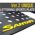 [DXSOAUTO] Hyundai Santa Fe DM - Lettering Sports Plate (C Pillar)