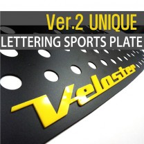 [DXSOAUTO] Hyundai Veloster - Lettering Sports Plate Ver.2 (C Pillar)