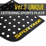 Накладки на задние стекла SPORTS PLATE Ver.2 - KIA All New Sportage (DXSOAUTO)