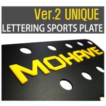 [DXSOAUTO] KIA Mohave - Lettering Sports Plate Ver.2 (C Pillar)