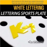 [DXSOAUTO] KIA K7 / Cadenza - Lettering Sports Plate Ver.3 WHITE
