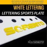 [DXSOAUTO] KIA All New Sorento UM - Lettering Sports Plate Ver.3 WHITE