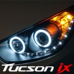 [AUTO LAMP] Hyundai Tucson ix - Audi CCFL LED Dual Angel Eye Headlights Set