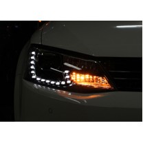 Передняя оптика проекционная LED Light Bar - Volkswagen Jetta (AUTO LAMP)