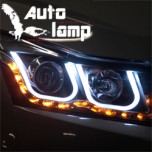 [AUTO LAMP] Chevrolet Cruze - UU Black Bezel / Chrome Headlights Set