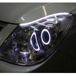 LED-модули ресничек фар + LED-кольца - Hyundai Veracruz (LED & CAR)
