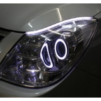 LED-модули ресничек фар + LED-кольца - Hyundai Veracruz (LED & CAR)