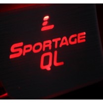 LED-вставки под ручки дверей Silver Iron Luxury - KIA Sportage QL (LED & CAR)