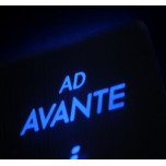 [LED & CAR] Hyundai Avante AD - Silver Iron LED Inside Door Catch Plates (DLX)