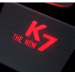 [LED & CAR] KIA The New K7 - Silver Iron LED Inside Door Catch Plates (DLX)