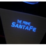 LED-вставки под ручки дверей Silver Iron Luxury - Hyundai Santa Fe The Prime (LED & CAR)