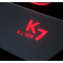 [LED & CAR] KIA All New K7 - Silver Iron LED Inside Door Catch Plates (DLX)