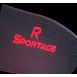 [LED & CAR] KIA Sportage R - Silver Iron LED Inside Door Catch Plates (DLX)