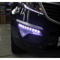 [LED & CAR] KIA Sportage R - L & C Block LED Foglights Eyeline Module DIY Kit