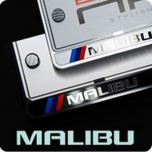 [ZERO SPORTS] Chevrolet Malibu - License Number Frame + Bolts Set (NP308)