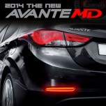 [CAMILY] Hyundai The New Avante MD - Rear Bumper LED (4040) Reflectors Set